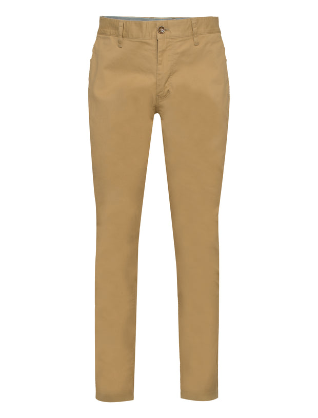 Men's Cotton Stretch Chinos Khaki 6100 BAKLLIN-8068
