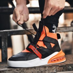 New Arrival Men's Casual Skateboarding Shoes High Top Sneakers Men Sports Shoes Zapatillas Hombre Deportiva Outdoor Basket Shoes HFGN-2021-0420172