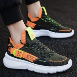 New Brand Athletic Trainers Anti-Slippery Fitness Masculino Men Tennis Shoes Lace Up Zapatillas Hombre Mesh Breathable Shoes HFGN-2021-0420182