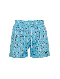Penguin Print Swim Trunk Shorts (T5000S) BAKLLIN-8042