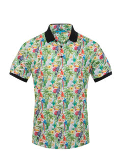 Multi Color Tropical Polo 2609 BAKLLIN-8011