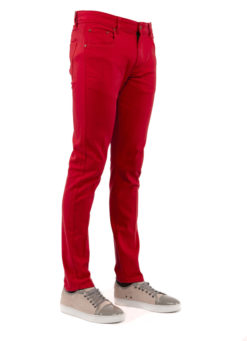 Men's Skinny-Stretch Jean, Red 714 BAKLLIN-8099