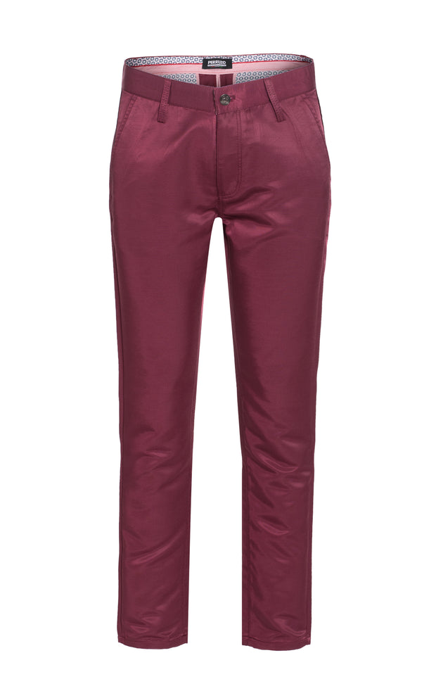 Men's skinny Premium Pants Burgundy 6200 BAKLLIN-8081