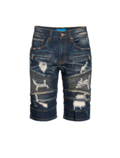 Moto  LA Blue Denim Shorts 5200 BAKLLIN-8057