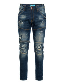 LA Blue Vintage Zip Knee Skinny Jean (7572) BAKLLIN-8113