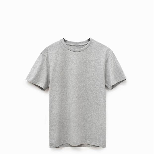 Supima Cotton Tee, Heather Grey 1026 BAKLLIN-7896
