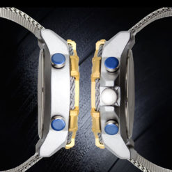 Men's Luminous Sapphire Mirror Aviation-Themed Mechanical Wristwatch