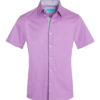 Solid Purple Cotton Shirt 3020 BAKLLIN-7903
