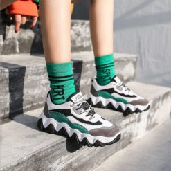 Women Running Shoes Thick Sole Shoes Woman 2026 Summer Women Platform Shoes Fashion Loafers Breathable Comfort Walking Sneakers HFGN-2021-0420162