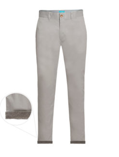 Men's Cotton Stretch Chinos,  LA Grey 6100 BAKLLIN-8073