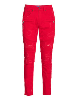 Red Moto Jeans (7550) BAKLLIN-8128