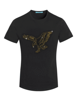 Black Eagle Landing Golden & Black Crystals 1035 BAKLLIN-8024