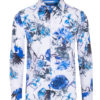 White Stretch Floral Shirt (4804) BAKLLIN-7934