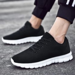 Sport Shoes Man Ultra Light Tennis Shoes Cross Straps Lace-Up White Fashion Sneakers Pink Outdoor Jogging Shoes Tenis Masculino HFGN-2021-0420179