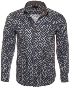 Navy Long Sleeve Shirt (4008L) BAKLLIN-7978
