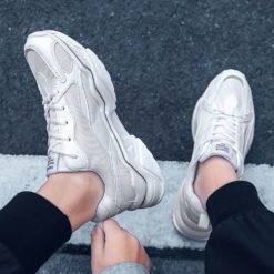 Retro Style Thick Bottom Sneakers for Men Breathable Air Mesh Running Shoes Lace up Platform Sneaker Trainers Jogging Sport Shoe HFGN-2021-0420185