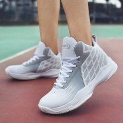 Large Size High Top Basketball Shoes Men Sneakers Fashion Basketball Training Boots Athletic Trainers Wear Resistant Basket Shoe HFGN-2021-0420202