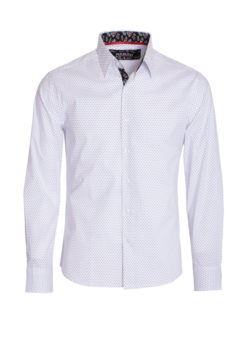 White Polka Dots Long Sleeve Shirt (4032) BAKLLIN-7966