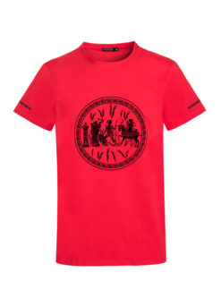 Red Greek Design T-Shirt 1031 BAKLLIN-8003
