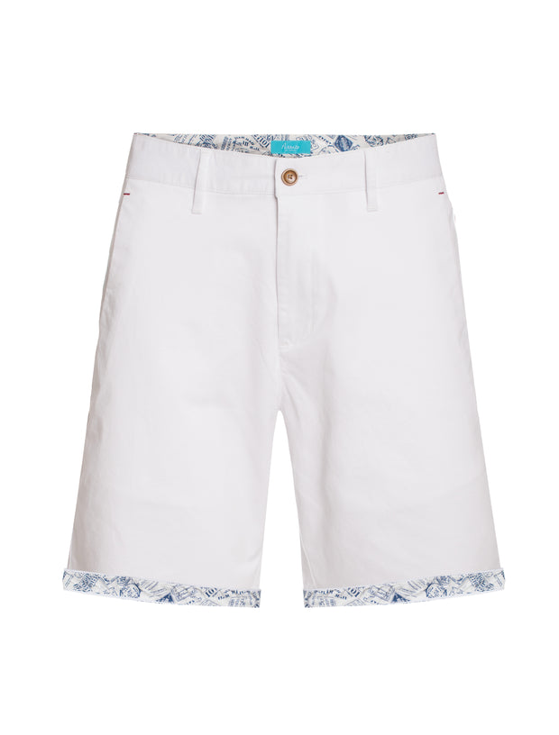 Men's Chino Shorts, Snow 5100 BAKLLIN-8050