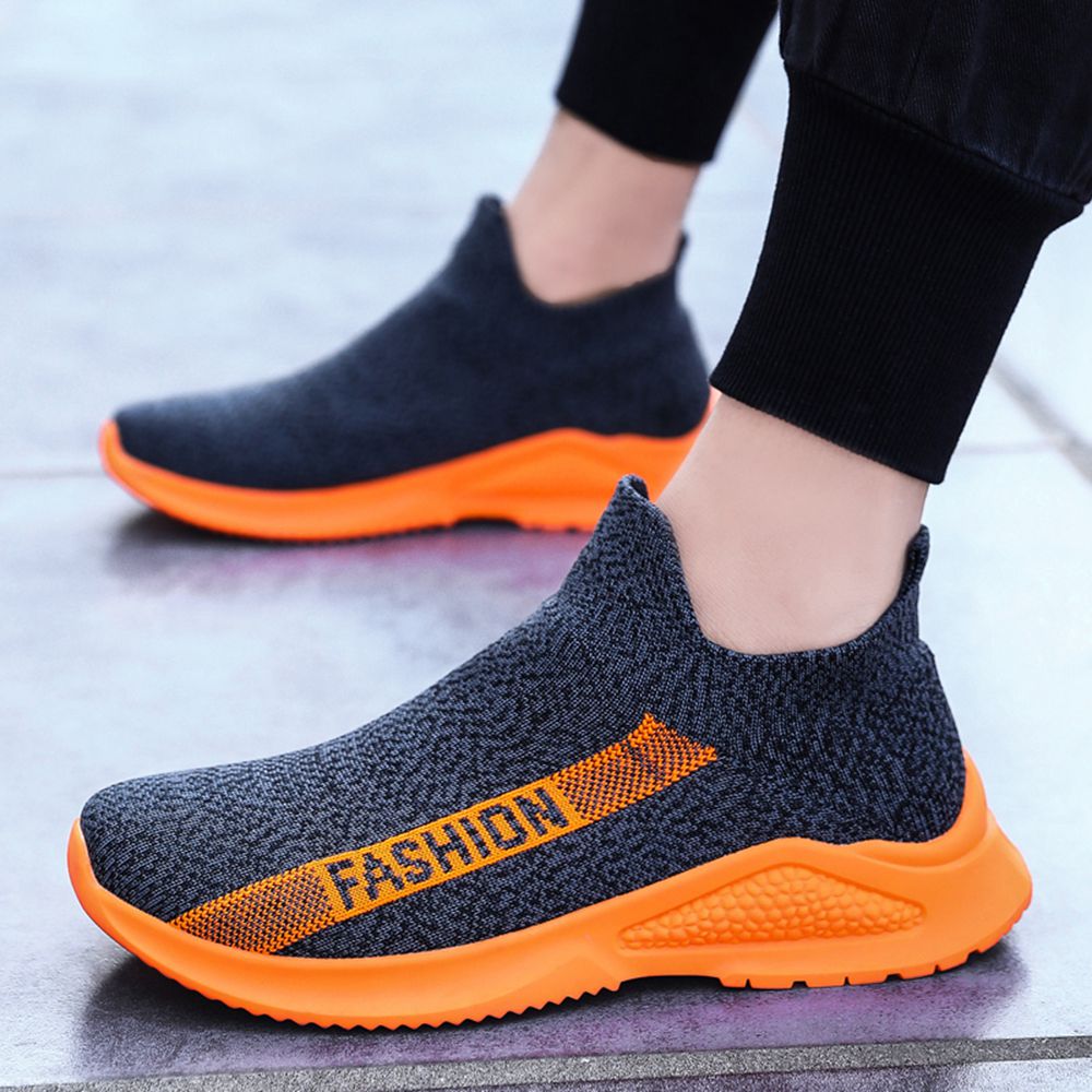Socks Running Shoes for Men 2026 Summer New Men Sneakers Slip on Jogging Shoes Man Athletic Footwear Breathable Sports Training HFGN-2021-0420188