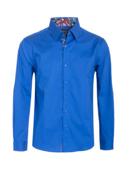 Royal Solid Cotton-Stretch L/S Shirt (4030) BAKLLIN-7941