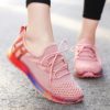 New Fly Woven Leisure Women Sneakers Mesh Comfort Breathable Soft Rubber Women's Running Shoes Wear Resistant Ladies Trainers HFGN-2021-0420164