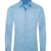 Sky Solid Cotton-Stretch L/S Shirt (4020) BAKLLIN-7887