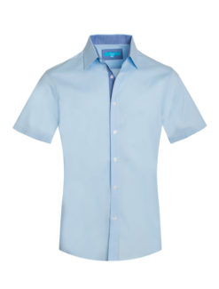 Solid Sky Cotton Shirt 3020 BAKLLIN-7904