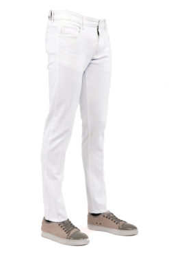 Men's Skinny-Stretch Jean, White 714 BAKLLIN-8098
