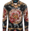 Multi Color Design Print  Shirt 4410 BAKLLIN-7916