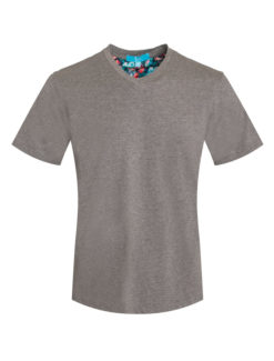 H Grey V-Neck Everyday Tee  1020 BAKLLIN-8031